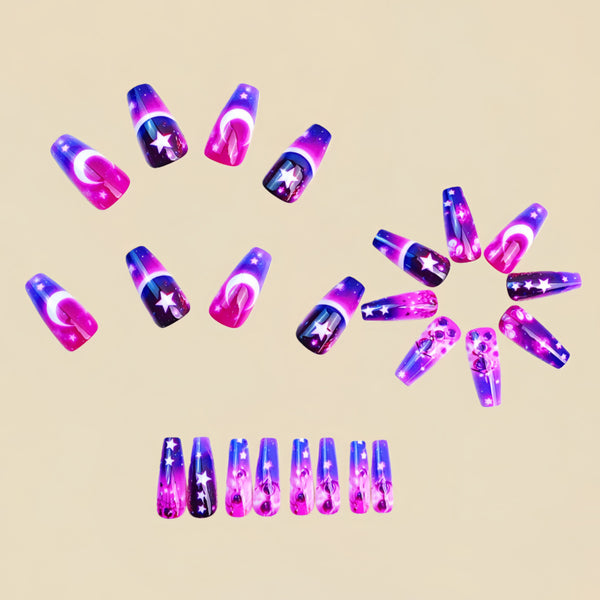 12 Sizes-24 Pcs Press On Nails Y1797