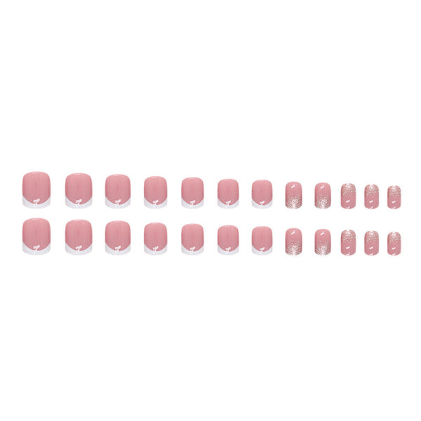 12 Sizes-24 Pcs Press On Nails W816