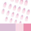 12 Sizes-24 Pcs Press On Nails JP3694