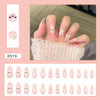 12 Sizes-24 Pcs Press On Nails R919