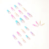 12 Sizes-24 Pcs Press On Nails JP1123