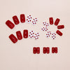 12 Sizes-24 Pcs Press On Nails W2172