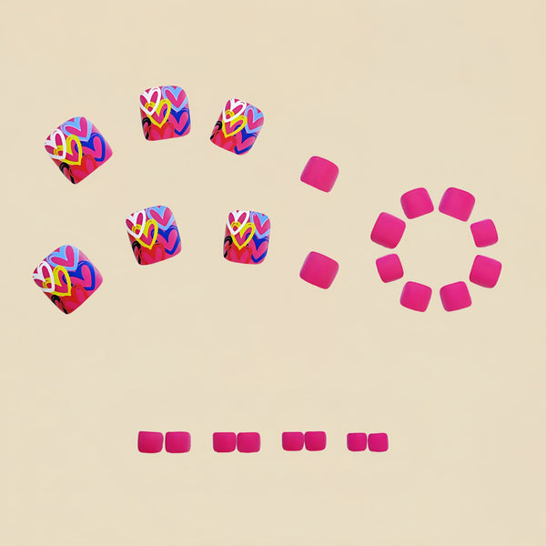 12 Sizes-24 Pcs Press On Nails Y763