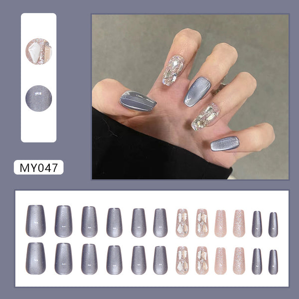 12 Sizes-24 PcsPress On Nails MY047