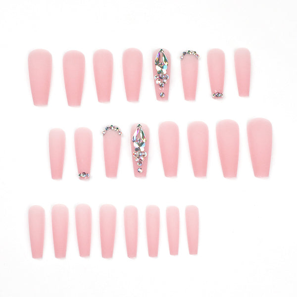 12 Sizes-24 Pcs Press On Nails JP1698
