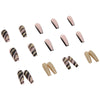12 Sizes-24 Pcs Press On Nails W080
