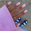 12 Sizes-24 Pcs Press On Nails C408