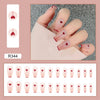 12 Sizes-24 Pcs Press On Nails R321