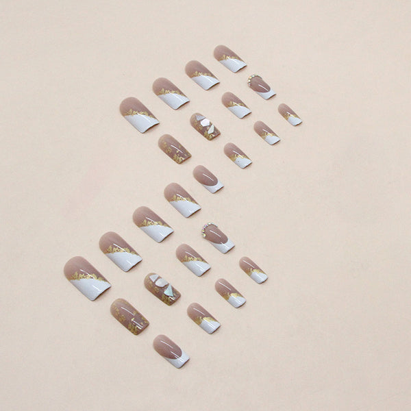 12 Sizes-24 Pcs Press On Nails Z700