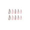 12 Sizes-24 Pcs Press On Nails JP2043