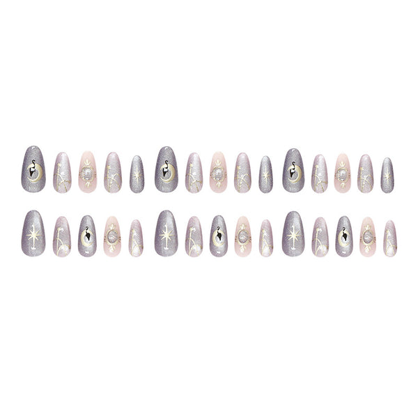 30 Pcs Press On Nails W2098