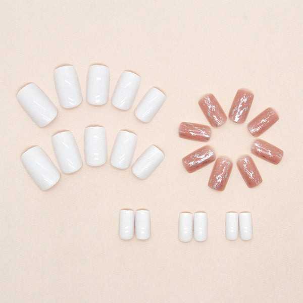 12 Sizes-24 Pcs Press On Nails W1099