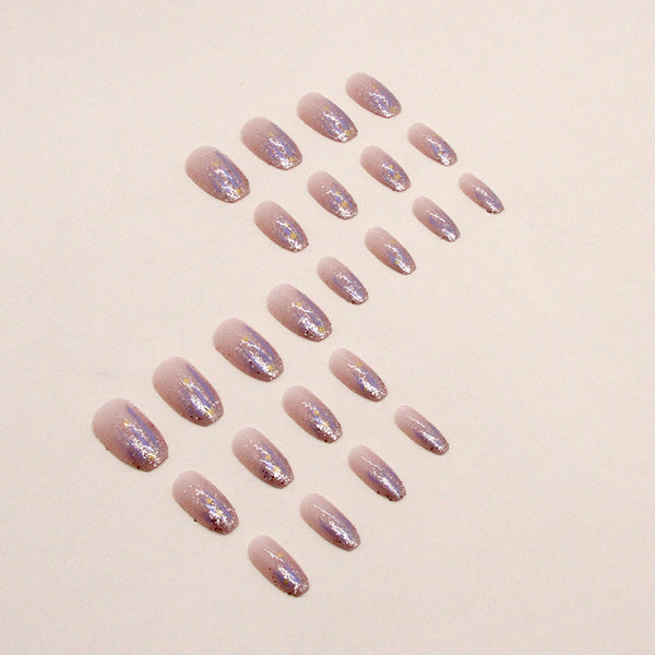 12 Sizes-24 PcsPress On Nails W1021