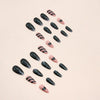 12 Sizes-24 Pcs Press On Nails W1038