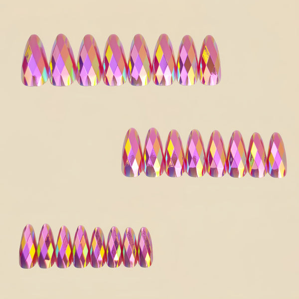 12 Sizes-24 Pcs Press On Nails Y1336