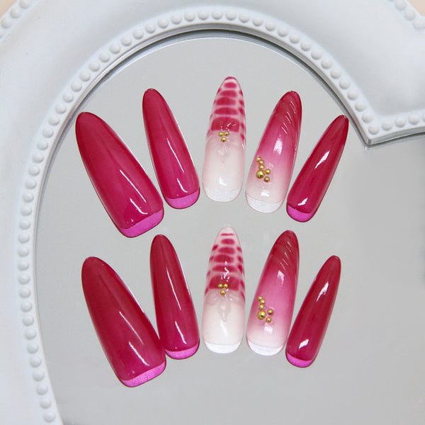 30 Pcs Press On Nails Z1207