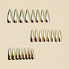 12 Sizes-24 Pcs Press On Nails Y1434