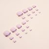 12 Sizes-24 Pcs Press On Nails F079