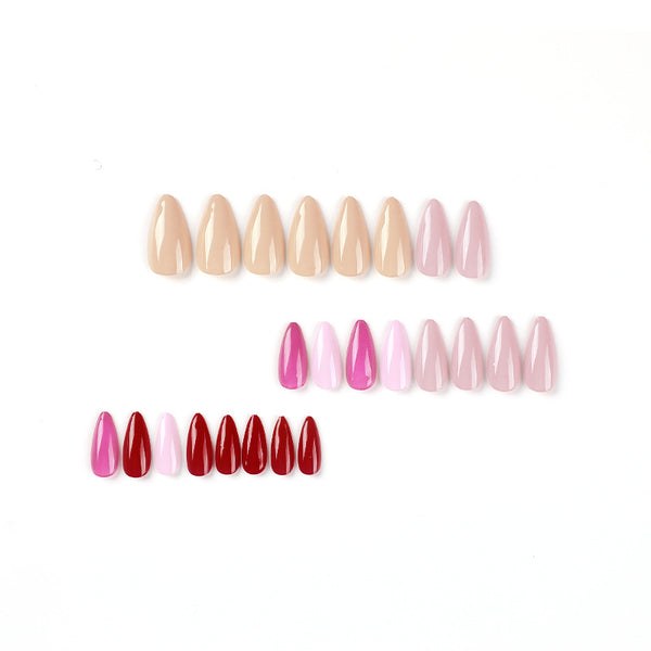12 Sizes-24 Pcs Press On Nails JP2442