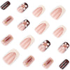 12 Sizes-24 Pcs Press On Nails JP4264