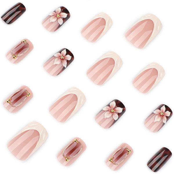 12 Sizes-24 Pcs Press On Nails JP4264