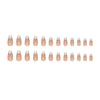 12 Sizes-24 Pcs Press On Nails W1493