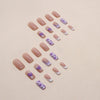 12 Sizes-24 Pcs Press On Nails W1090
