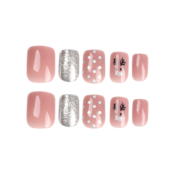 12 Sizes-24 Pcs Press On Nails JP2693