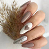 12 Sizes-24 Pcs Press On Nails W418
