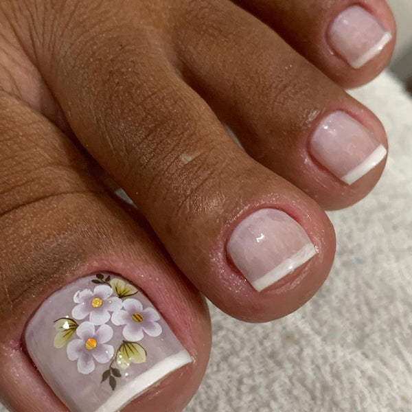 12 Sizes-24 Pcs Press On Nails F054