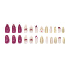 12 Sizes-24 Pcs Press On Nails Z1055