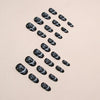 12 Sizes-24 Pcs Press On Nails W1131