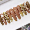 12 Sizes-24 Pcs Press On Nails Z510