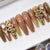 12 Sizes-24 Pcs Press On Nails Z510