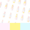 12 Sizes-24 Pcs Press On Nails JP2382