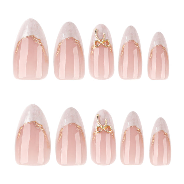12 Sizes-24 Pcs Press On Nails JP3924