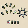 12 Sizes-24 Pcs Press On Nails Y1244