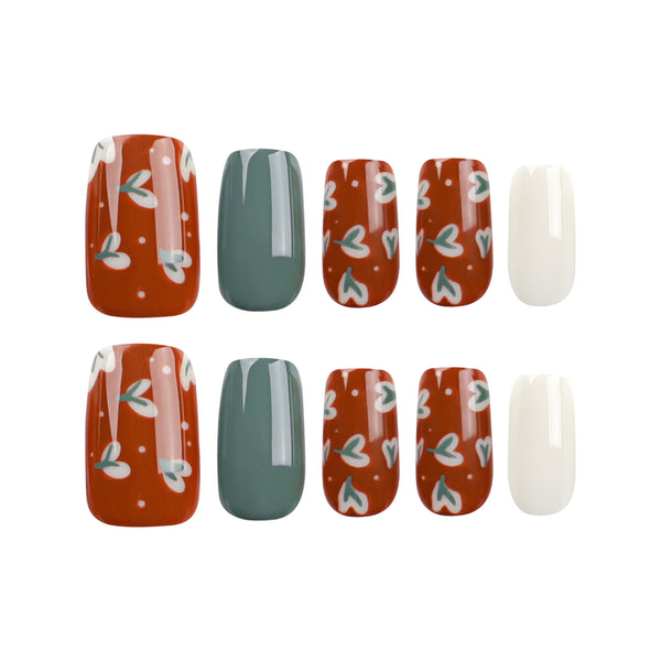 12 Sizes-24 Pcs Press On Nails JP2879