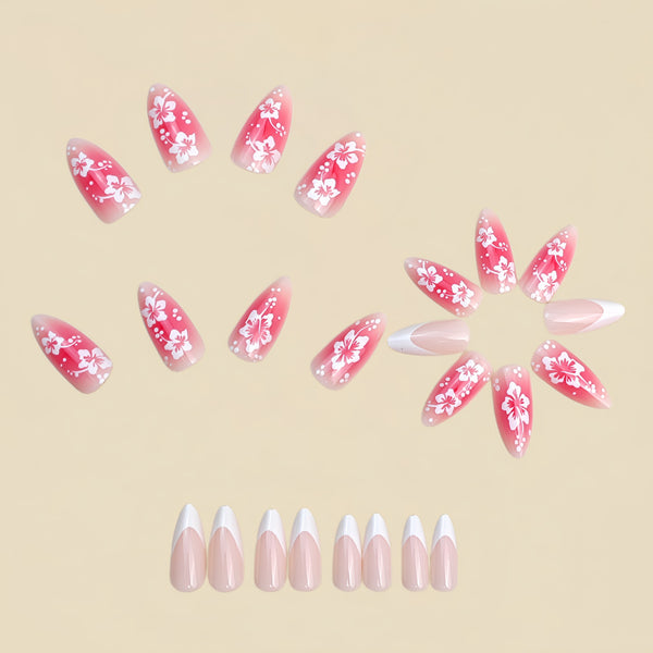 12 Sizes-24 Pcs Press On Nails Y1985