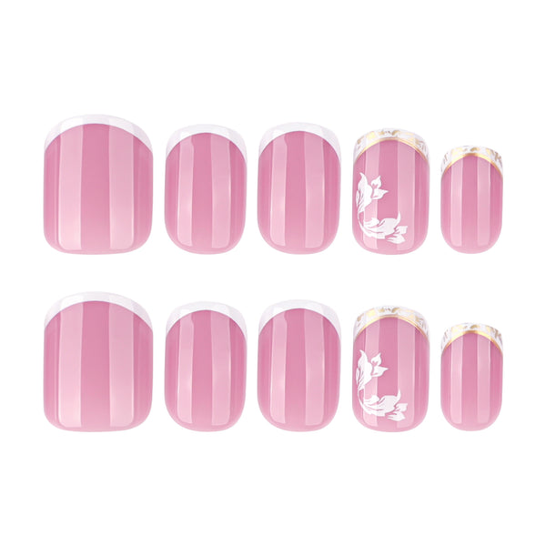12 Sizes-24 Pcs Press On Nails JP3833