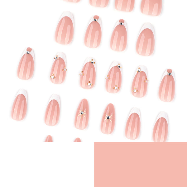 12 Sizes-24 Pcs Press On Nails JP4212