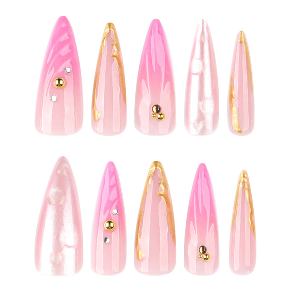 12 Sizes-24 Pcs Press On Nails JP3843