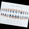 12 Sizes-24 Pcs Press On Nails FT-079