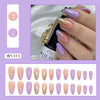 12 Sizes-24 Pcs Press On Nails W1313