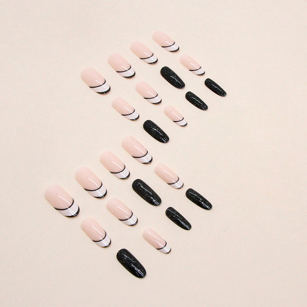 12 Sizes-24 Pcs Press On Nails W939