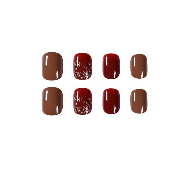 12 Sizes-24 Pcs Press On Nails JP1005