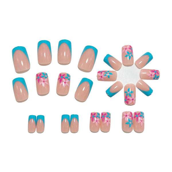 12 Sizes-24 Pcs Press On Nails Y1540