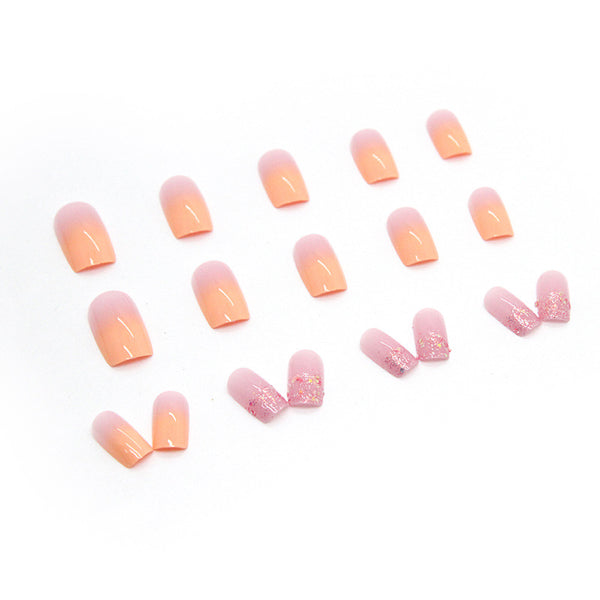 12 Sizes-24 Pcs Press On Nails W191