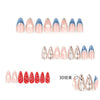 12 Sizes-24 Pcs Press On Nails JP3303