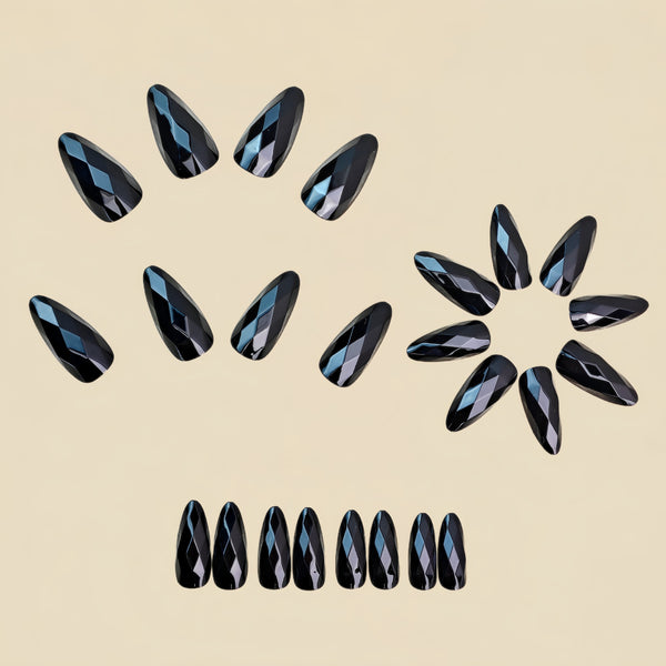 12 Sizes-24 Pcs Press On Nails Y1832